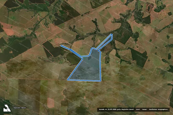 Imagem de satélite de FAZENDA TABOCA - GLEBA 2 - Gleba A em Inocência - MS