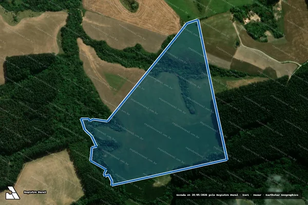 Imagem de satélite de Fazenda Santo Antonio - Parte 1 em Reserva - PR