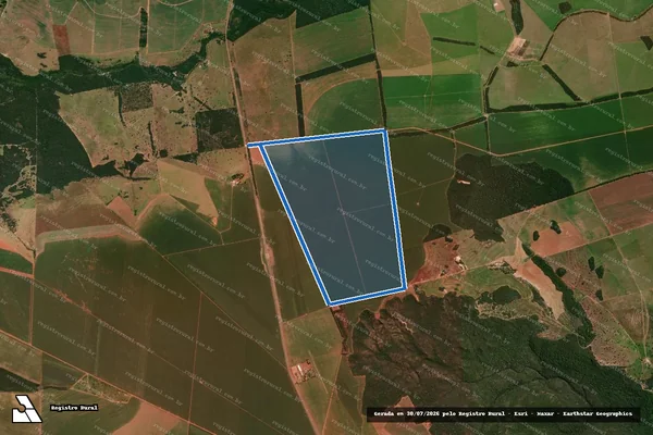 Imagem de satélite de Fazenda Itacolomi - Parte 2 em Pedro Gomes - MS