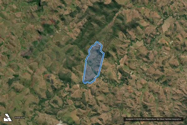 Imagem de satélite de Fazenda Boa Vista - Matrícula 6329 em Itaocara - RJ