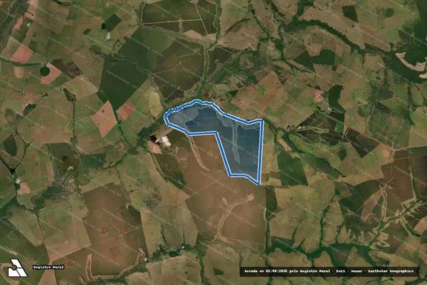 Imagem de satélite de Fazenda Caiçara - Parte 1 em Inocência - MS