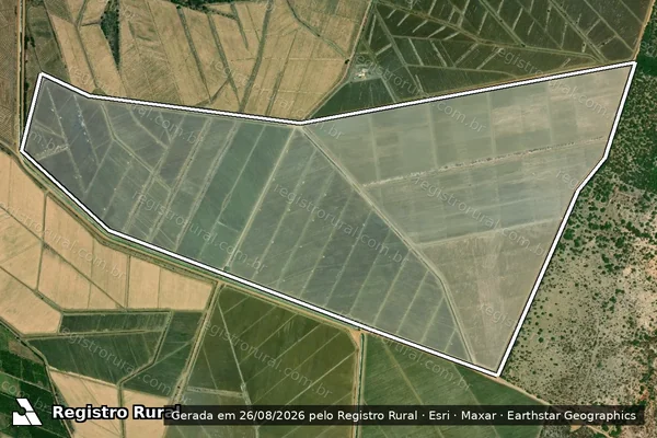 Imagem de satélite de Lote 124 do Projeto Tourão - Parte 1 em Juazeiro - BA