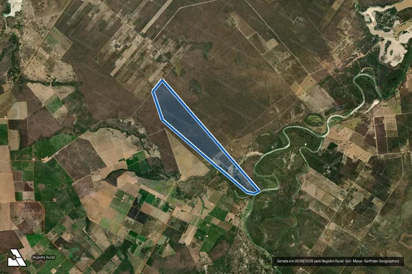 Imagem de satélite de Fazenda Ondina - Fazenda Ondina em Riachão das Neves - BA