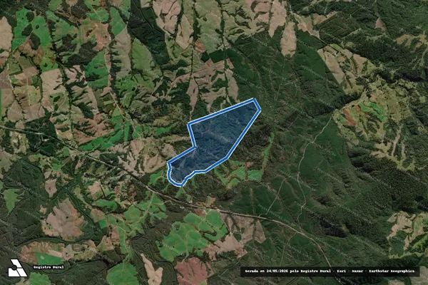 Imagem de satélite de Fazenda Santa Helena - Única em Bom Retiro - SC