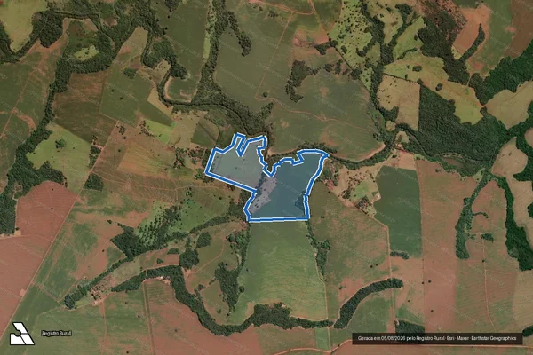 Imagem de satélite de FAZENDA RIO VERDE CAPÃO GRANDE - PARTE 8 em Montividiu - GO