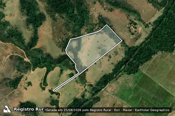 Imagem de satélite de Fazenda Caldas Gleba A - GLEBA A5 em Jacareí - SP