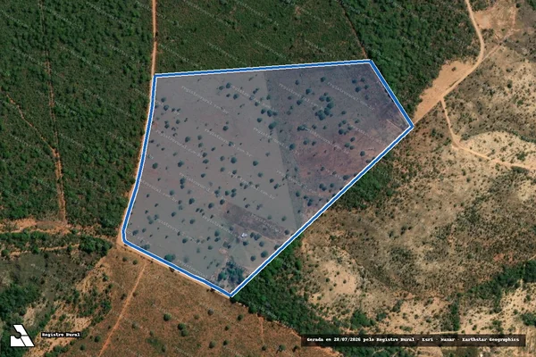 Imagem de satélite de LOTE 30 ? P.A QUEIMA FOGO - em Pompéu - MG