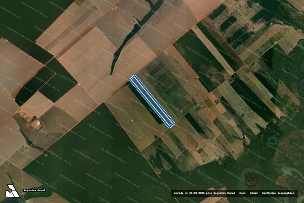 Imagem de satélite de P.A Santa Terezinha_Lote-43 / Única