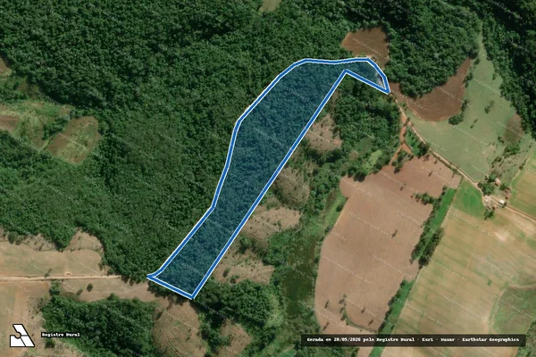 Imagem de satélite de Fazenda São Felipe - Gleba E em Itapeva - SP