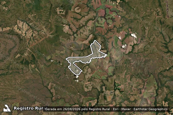 Imagem de satélite de Fazenda São Miguel - Fazenda São Miguel (Parte 01) em Rosário Oeste - MT
