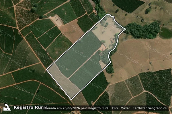 Imagem de satélite de FAZENDA SANTA EDWIRGES ELOI MENDES - FAZENDA SANTA EDWIRGES ELOI MENDES em Elói Mendes - MG