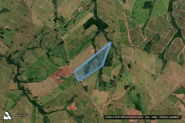 Imagem de satélite de Sítio Santo Antonio 1 - PARTE 2 em Martinópolis - SP