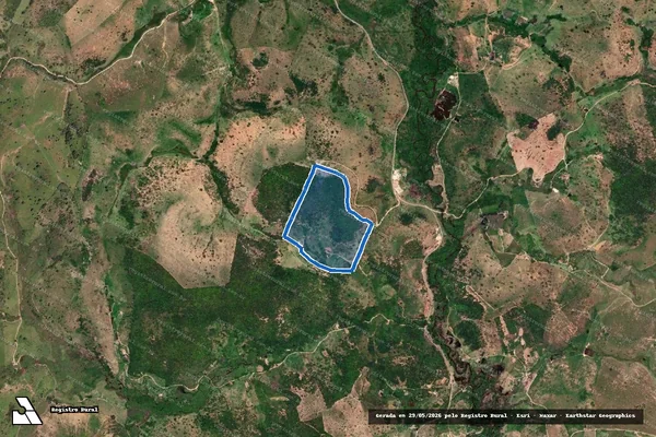 Imagem de satélite de FAZENDA BOM RETIRO - Parcela 1 em Águas Formosas - MG