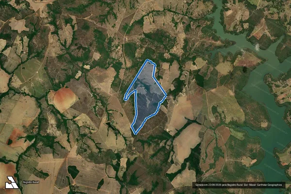 Imagem de satélite de FAZENDA VERÍSSIMO em Luziânia - GO