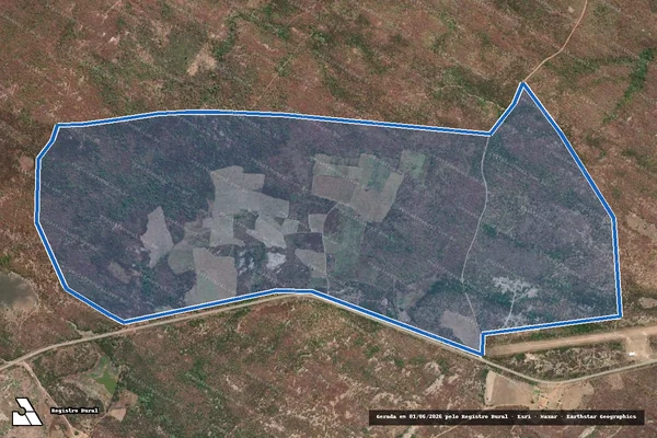Imagem de satélite de FAZENDA SANTOS DUMONT - Parte 2 em Tamboril - CE