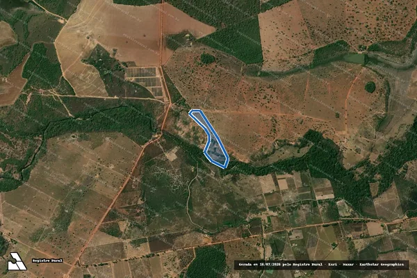 Imagem de satélite de FAZENDA AGUA FRIA  - GLEBA B em Formosa - GO