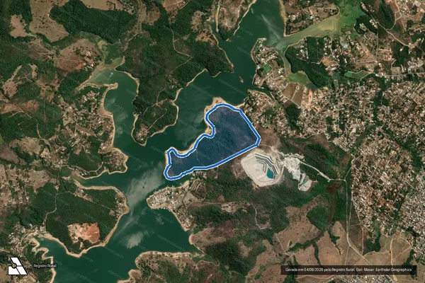 Imagem de satélite de FAZENDA BELA VISTA - Parte 1 em Contagem - MG