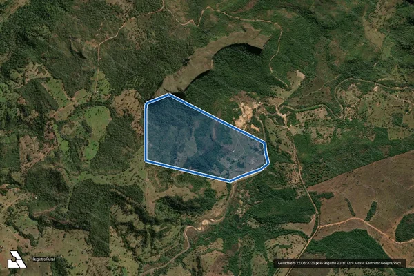 Imagem de satélite de Fazenda Serra das Araras - 7.241 em Dom Aquino - MT