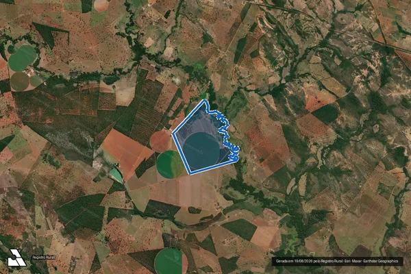Imagem de satélite de Fazenda Forquilha - 001 em Unaí - MG