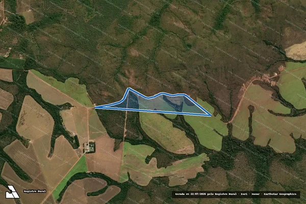 Imagem de satélite de Fazenda Fio de Ouro - Parte 3 em Santa Rita do Trivelato - MT