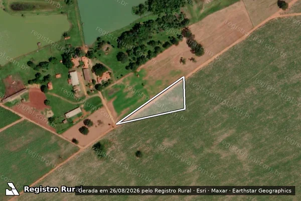Imagem de satélite de FAZENDA AGUAS CLARAS - Gleba 63161-GLEBA DESTACADA em Barretos - SP