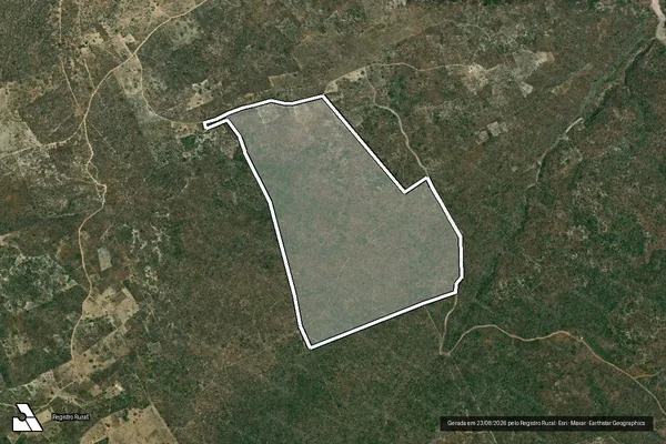 Imagem de satélite de FAZENDA SERRA GRANDE - SÍTIO SERRA GRANDE em Inajá - PE