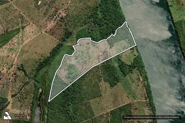 Imagem de satélite de CHÁCARA SANTA LUZIA, PARTE DO LOTE Nº 141, GLEBA ANAJA LOTº. GARÇAS