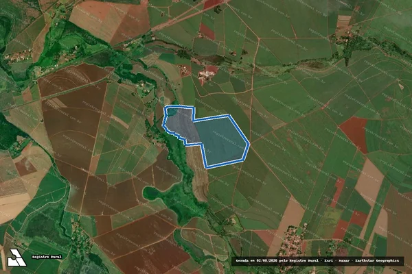 Imagem de satélite de Fazenda Santa Izabel da Serraria - Gleba H em Jaú - SP