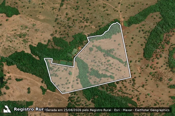 Imagem de satélite de FAZENDA TERRA BOA - Gleba 01 em Morrinhos - GO
