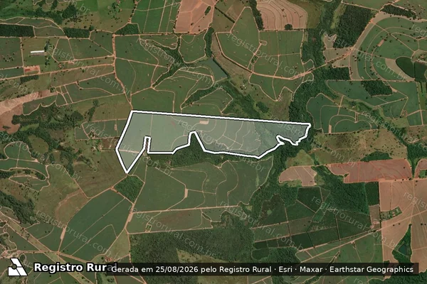 Imagem de satélite de Fazenda Fartura - Fazenda Fartura Gleba A em José Bonifácio - SP