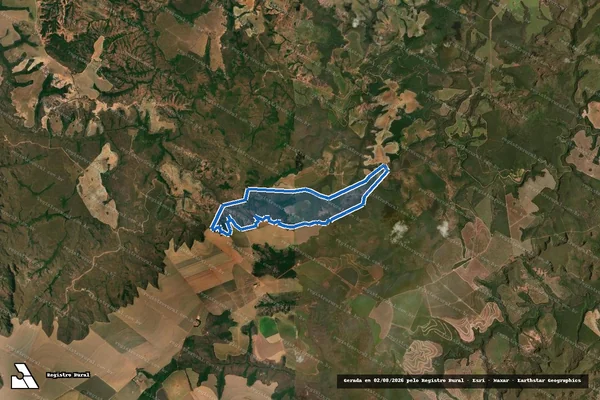 Imagem de satélite de Fazenda Boticário - Parcela 1 em Tesouro - MT