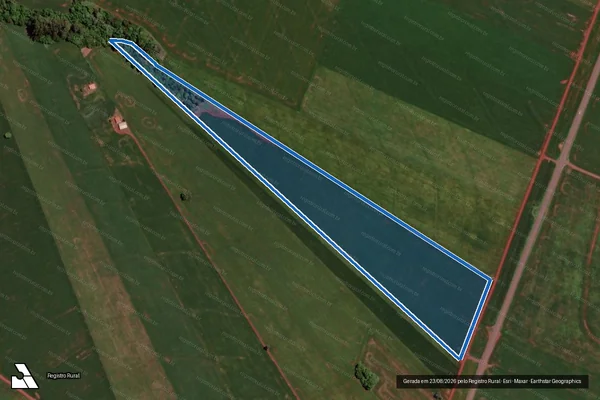 Imagem de satélite de GLEBA PRIMAVERA - LOTE 81-A - Parte 1 em Assis Chateaubriand - PR