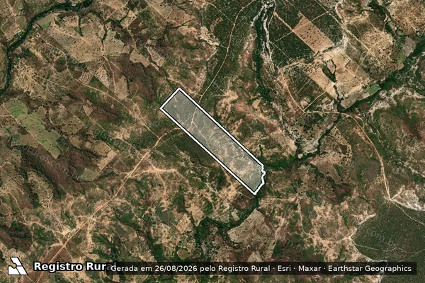 Imagem de satélite de P.A  VEREDA DA CUIA  - LOTE 13 - P.A BARRERINHO  - LOTE 13 em Urucuia - MG