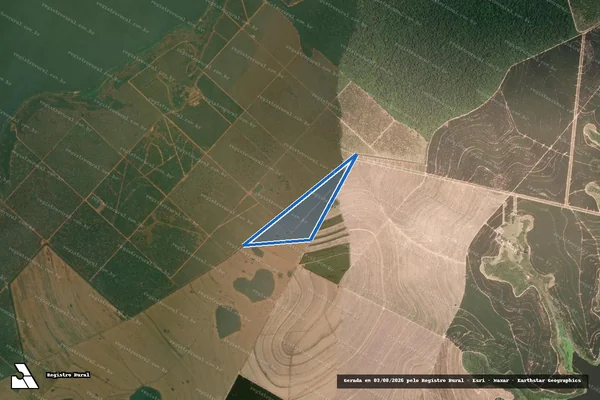 Imagem de satélite de Fazenda Água Sumida - Matricula 9080 em Botucatu - SP