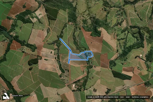 Imagem de satélite de Sítio Três Amélias - Sítio Três Amélias em Pirassununga - SP