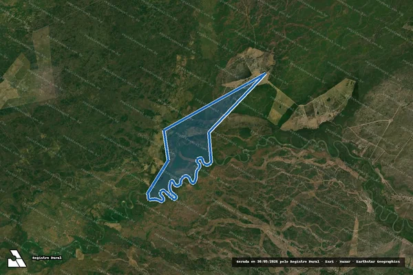 Imagem de satélite de Fazenda Taquaral ? Matrícula Nº.: 6.223 - Fazenda Pindaival ? Matrícula Nº.: 54.105 em Barão de Melgaço - MT