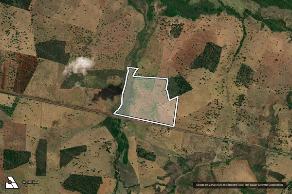 Imagem de satélite de Fazenda Ronda - GLEBA 1 em Gurinhatã - MG