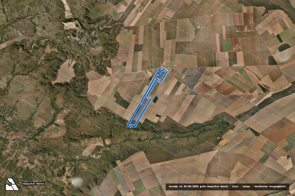 Imagem de satélite de Fazenda Ouro Preto e Fazenda Prata - Fazenda Ouro Preto ? Área Remanescente em Barreiras - BA