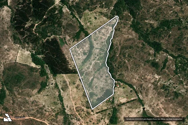 Imagem de satélite de Fazenda Córrego do Cavalo, Penedo e Tabocas - Parte 1 em Monte Carmelo - MG