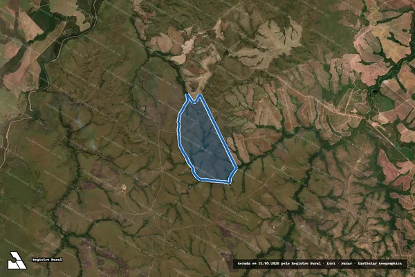 Imagem de satélite de FAZENDA SANTA EFIGENIA I - FAZENDA SANTA EFIGENIA I em Campinápolis - MT