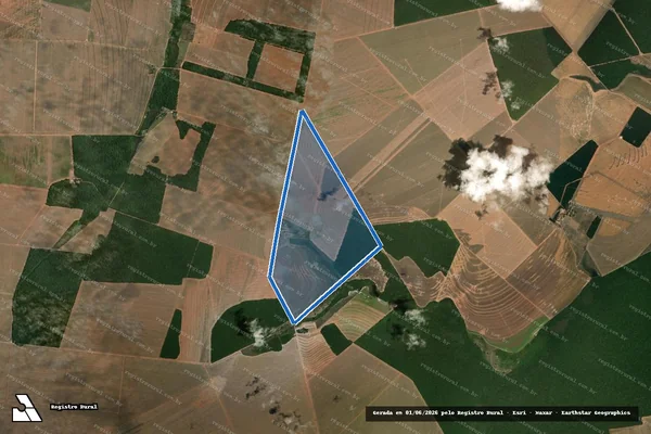Imagem de satélite de Fazenda Vale Verde - Parte 1 em Canarana - MT