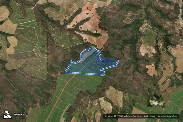 Imagem de satélite de FAZENDA FLOR DE MINAS - Matrícula 25,412 em João Pinheiro - MG