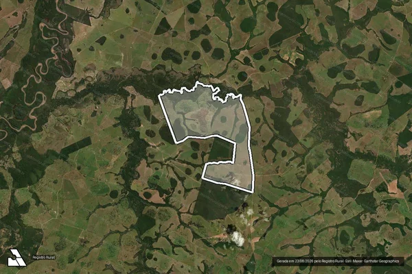 Imagem de satélite de Fazenda Nova Canaã - PARCELA 01 em Alcinópolis - MS