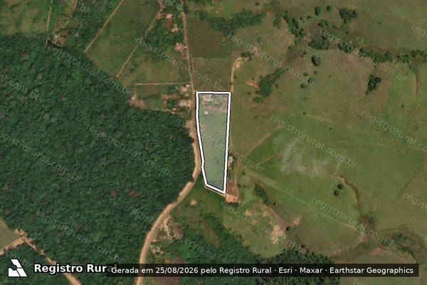Imagem de satélite de POLO AGROF. EPITACIOLÂNDIA - LOTE 03 E 03A - LOTE 03 em Epitaciolândia - AC