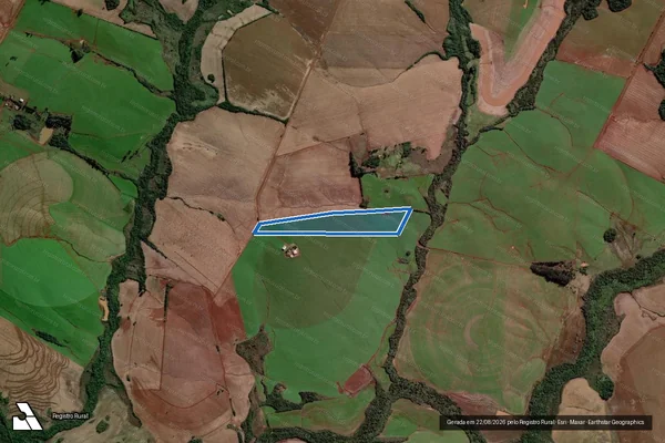 Imagem de satélite de Granja Bellé - Gleba I em São Luiz Gonzaga - RS
