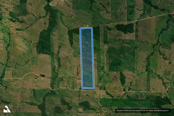Imagem de satélite de SÍTIO FONTE BOA - GLEBA RIO ALTO / PARTE 1