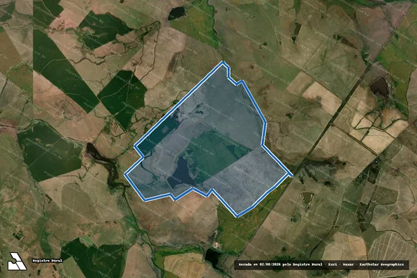 Imagem de satélite de Agropecuária Sinuelo - Parte 1 em Barra do Quaraí - RS