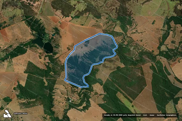 Imagem de satélite de FAZENDA VARGEM GRANDE em Bela Vista de Goiás - GO