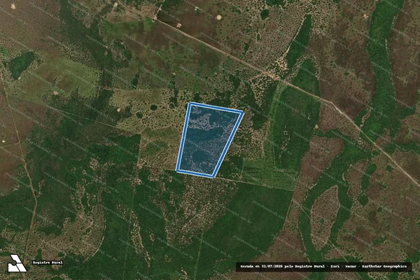 Imagem de satélite de FAZENDA CEDRAL - Parte 1 em Nossa Senhora do Livramento - MT