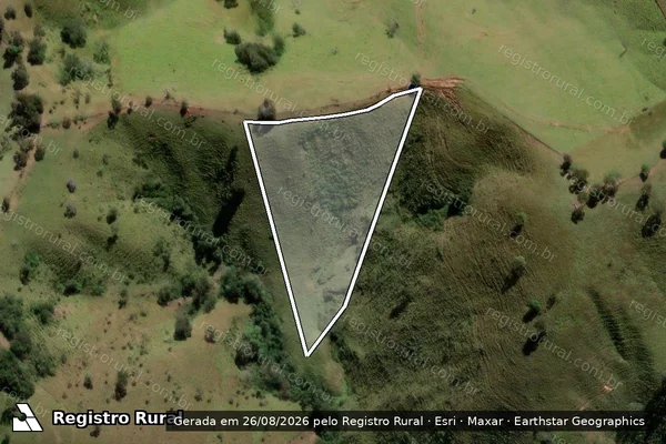 Imagem de satélite de ALTO DO IBITIRAMA - SÍTIO SAUDADE em Cambuí - MG